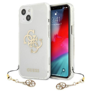 Guess Guhcp13sks4ggo Iphone 13 Mini 5,4" Transparent Hardcase 4g Gold Charm