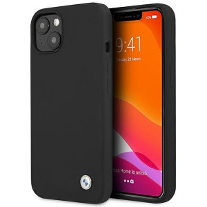 Etui Bmw Bmhcp13msilbk Iphone 13 6,1" Czarny/black Hardcase Silicone Signat