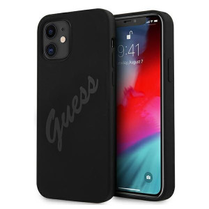 Guess Guhcp12slsvsbk Iphone 12 Mini 5,4" Czarny/black Hardcase Script Vinta