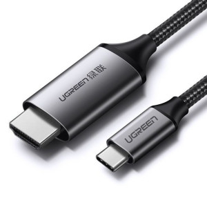 Ugreen Kabel Przewód Hdmi - Usb Typ C 4k 60 Hz 1,5 M Czarno-szary (mm142 50