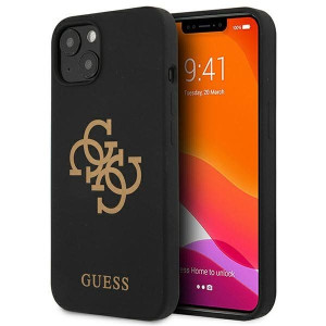 Guess Guhcp13sls4ggbk Iphone 13 Mini 5,4" Czarny/black Hard Case Silicone 4