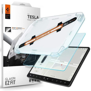 Szkło Hartowane Spigen Glas.tr ”ez Fit” Tesla Model Y / 3