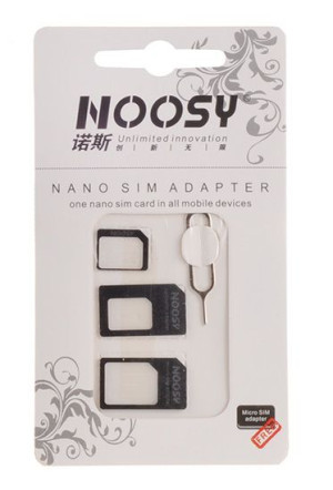 Adapter - Nano Sim Na Micro Sim - Noosy Blister
