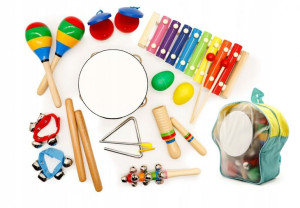 Zestaw muzyczny 10 instrumentów + PLECAK