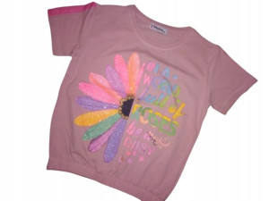 Bluzka Flower Brokat Rozm.140 (9-10 Lat)