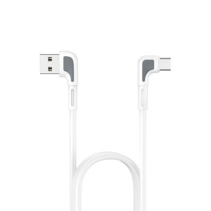 Remax Kabel Zenax Rc-181a - Usb Na Typ C - Kątowy 5a 1 Metr Biały