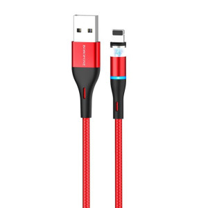 Borofone Kabel Bu16 Skill Magnetyczny - Usb Na Lightning - 2,4a 1,2 Metra C