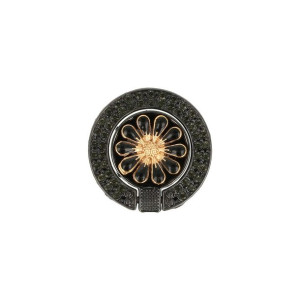 Ring Flower - Czarny