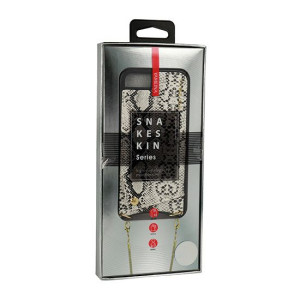 Torebka Snake Etui Skórzane Do Iphone Xs Max Biała