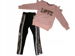 Komplet Love Bluza Spodnie Rozm.110(4-5 Lat)