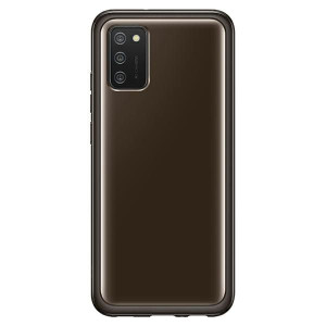 Futerał Oryginalny Do Samsung A02s Galaxy - Clear Cover (ef-qa026tb) Czarny