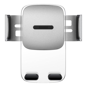 Baseus Uchwyt Easy Control Na Okrągłą Kratkę (suyk000212) Srebrny