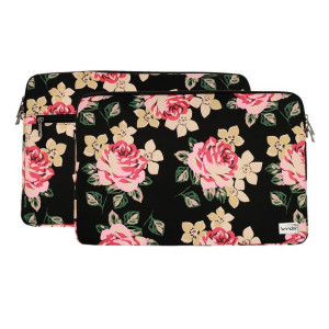 Wonder Sleeve Laptop 13-14 Cali Czarne Róże