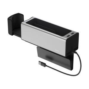Baseus Organizer Samochodowy Deluxe - Uchwyt Na Kubek - Ładowarka 2xusb (cr