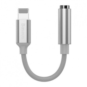 Baseus Adapter - Lightning Męski Na Jack 3,5mm Żeński - (call3-02) Biały