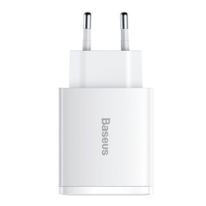 Baseus Ładowarka Sieciowa Compact - 2xusb + Typ C - Pd 3.0 Qc 3.0 30w 3a (c
