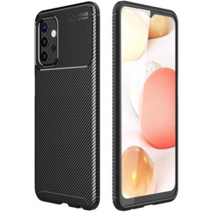 Etui Samsung Galaxy A32 5g Pancerne Shockproof Carbon Fiber Czarne