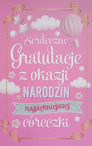 Gratulacje z okazji Narodzin Córki 2K88
