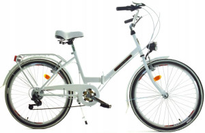 Rower Dallas Składak 24" 6spd - biały