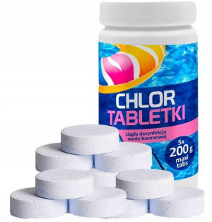 Chlor do basenu TABLETKI 1 kg