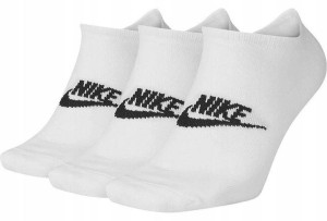Skarpety skarpetki NIKE stopki 3 pary białe