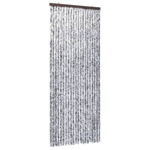 Zasłona przeciwko owadom, brąz i beż, 90x220 cm, szenil