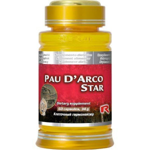 60 kapsułek  PAU D'ARCO STAR oczyszczenie organizmu z patogenów i toksyn