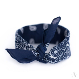 Bandama Bandamka 100% bawełna Bandana granat