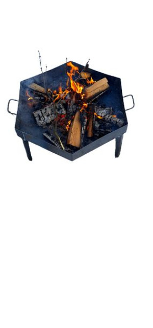 Grill/palenisko Sześciokątne 80cm Ognisko.