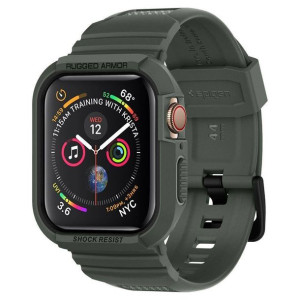 Spigen Rugged Armor ”pro” Apple Watch 4/5/6/se (44mm) Military Green