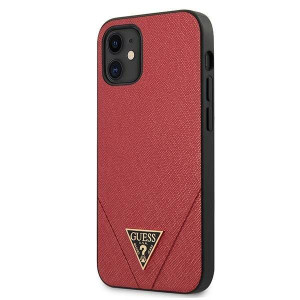 Oryginalne Etui Iphone 12 Mini 5,4" Guess Guhcp12svsatmlre Czerwone
