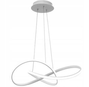 Lampa Sufitowa Wisząca Nowoczesna Czarna Led+pilot
