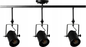 Reflektor Lampa Sufitowa Potrójna Spot Ruchoma E27
