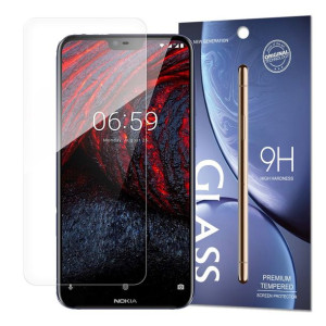 Tempered Glass szkło hartowane 9H Nokia 6.1 Plus / Nokia X6 2018 (opakowani