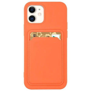 Card Case silikonowe etui portfel z kieszonką na kartę dokumenty do iPhone