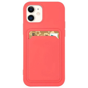 Card Case silikonowe etui portfel z kieszonką na kartę dokumenty do iPhone