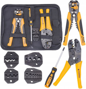 Zaciskarka Końcówek 5 Matryc+etui Zdk-8t