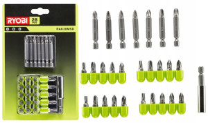 Zestaw Bitów Bity 28szt Bit Ph Pz Ryobi Rak28msd