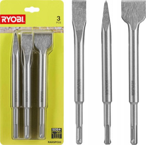 ZESTAW DŁUT SDS+ Ryobi RAKSPC03 3 szt. do betonu