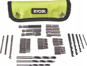 Ryobi Rak40rm Zestaw Wierteł I Bitów Futerał 40szt