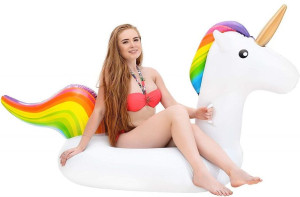 Jednorożec Materac Dmuchany Do Pływania 175cm Xxl