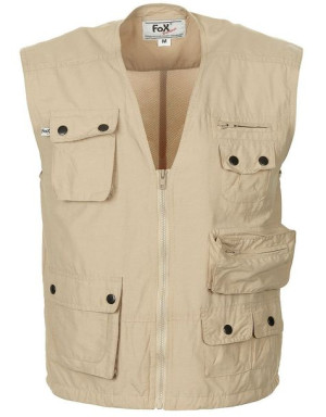 KAMIZELKA  US Microfaser khaki L
