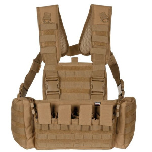 KAMIZELKA  Chest Rig, "Mission" MFH coyote