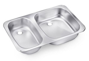 Zlewozmywak Prostokątny Dwukomorowy Va945 - Dometic