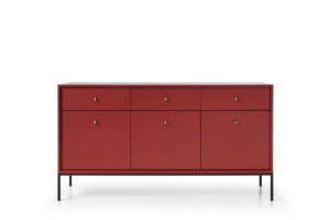 komoda NONA NKSZ154 bordowa bordo szafka do salonu