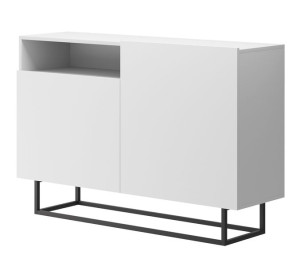komoda szafka biały CUBIC CK120 loft