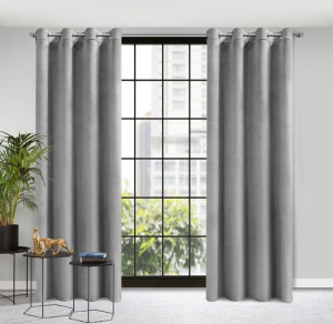 Zasłona Gotowa D91 Rosa 140x250 Cm Stalowy