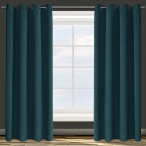 Zasłona Gotowa D91 Parisa 135x250 Cm Ciemnoturkusowy