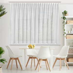 Firana Gotowa Simone Na Taśmie 300x170 Cm Biały