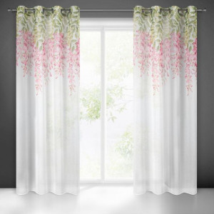 Firana Gotowa Julieta 140x250 Cm Różowy